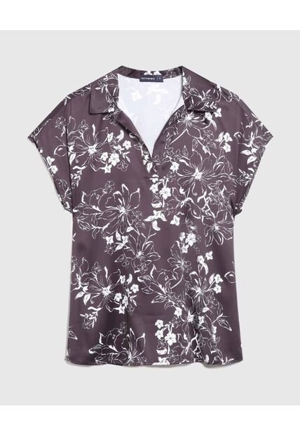 Blusa  Para Mujer Manga Corta Color Negro Marca Patprimo #30123627