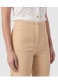 Pantalón Clasico De Tiro Alto   Para Mujer Café Patprimo de Patprimo
