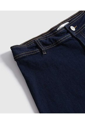 Jeans Culotte De Tiro Alto  Para Mujer Azul Patprimo