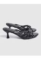 Sandalias De Tacón Con Tiras Cruzadas   Para Mujer Negro Patprimo de Patprimo