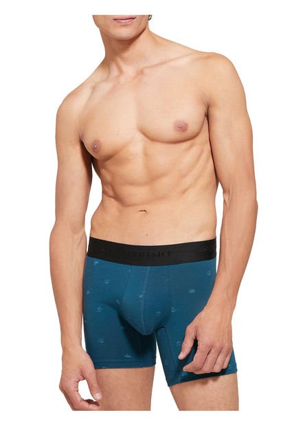Boxer Para Hombre Filete Medio Color Azul Claro Marca Patprimo #44000180