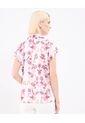 Camisa Manga Corta  Para Mujer Crema Patprimo de Patprimo