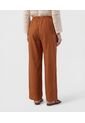 Pantalón Wide Leg Con Bolsillos   Para Mujer Naranja Patprimo de Patprimo