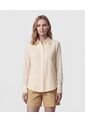 Camisa  Para Mujer Manga Larga Color Crema Marca Patprimo #30010767 de Patprimo