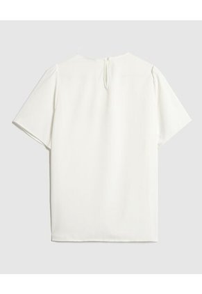 Blusa Para Mujer Manga Corta Color Blanco Marca Patprimo #30123560