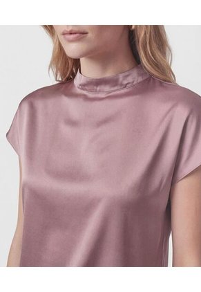Blusa  Para Mujer Manga Corta Color Morado Marca Patprimo #30127835