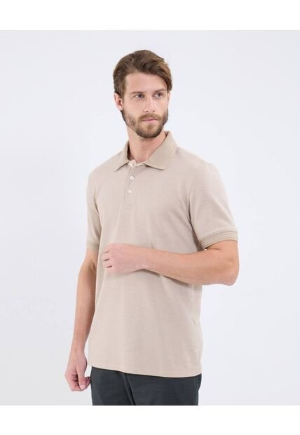 Polo Para Hombre Cuello Tejido Sin Bolsillo Color Beige Marca Patprimo #44112766