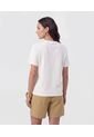 Camiseta Con Bolsillo De Encaje   Para Mujer Blanco Patprimo de Patprimo