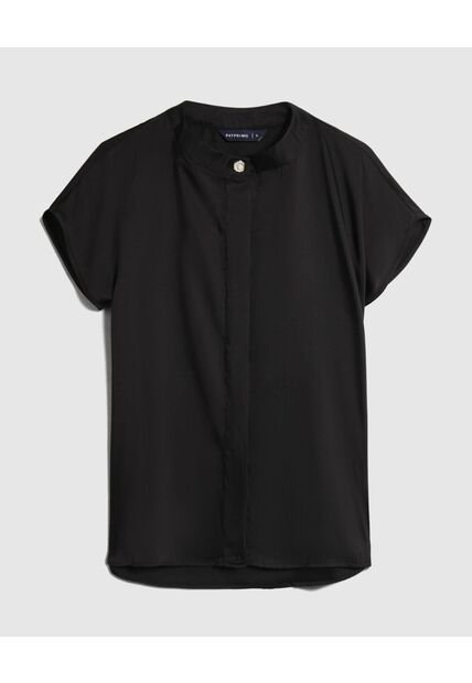 Blusa  Para Mujer Manga Corta Color Negro Marca Patprimo #30123646