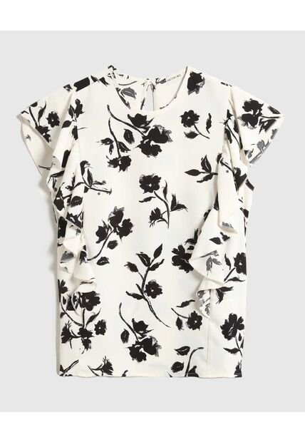 Blusa Para Mujer Manga Corta Color Blanco Marca Patprimo #30123587