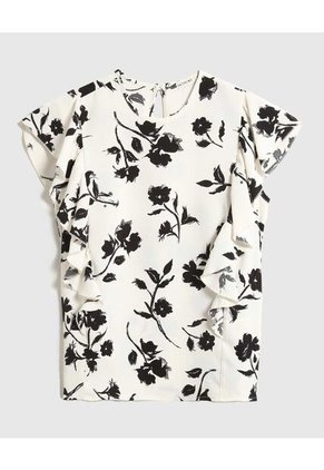 Blusa Para Mujer Manga Corta Color Blanco Marca Patprimo #30123587