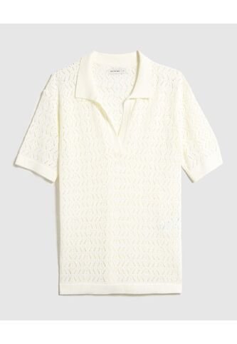 Polo Para Mujer Manga Corta Color Blanco Marca Patprimo #30110453 Patprimo