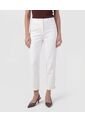 Pantalón Clasico De Tiro Alto   Para Mujer Blanco Patprimo de Patprimo