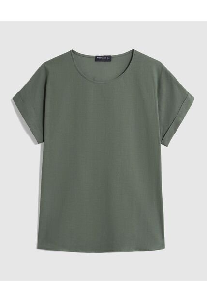 Blusa Para Mujer Manga Corta Color Verde Marca Patprimo #30123573