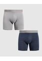 Boxer X2 Para Hombre Fleat Seamer Medio Color Negro Marca Patprimo #44000530 de Patprimo