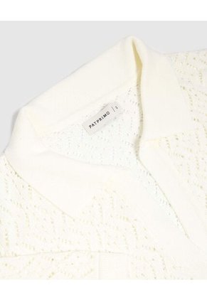 Polo Para Mujer Manga Corta Color Blanco Marca Patprimo #30110453