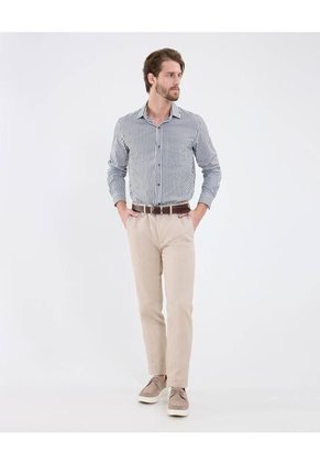 Camisa Para Hombre Manga Larga Sin Bolsillo Cuello Italiano Color Negro Marca Patprimo #44013146