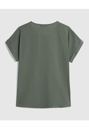 Blusa Para Mujer Manga Corta Color Verde Marca Patprimo #30123573