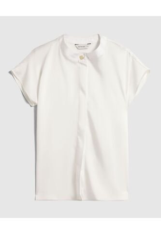 Blusa  Para Mujer Manga Corta Color Blanco Marca Patprimo #30123646 Patprimo