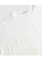 Camiseta Con Bordado Lateral  Curvy  Para Mujer Crema Patprimo de Patprimo