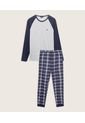 Pijama Hombre Patprimo M/L P/L Azul Poliéster 44040148-51 de Patprimo