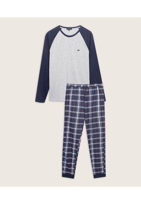 Pijama Hombre Patprimo M/L P/L Azul Poliéster 44040148-51