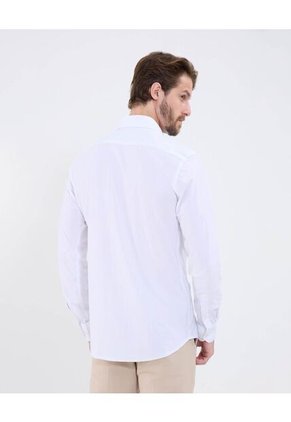 Camisa Para Hombre Manga Corta Con Bolsillo Cuello Formal C Color Blanco Marca Patprimo #44013148
