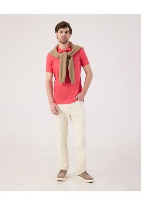 Polo  Para Hombre Cuello Tejido Sin Bolsillo Color Rosa Marca Patprimo #44112784