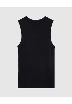 Camiseta  Para Mujer Manga Sisa Cuello Redondo Color Negro Marca Patprimo #30093867