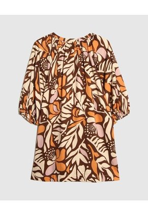 Blusa Para Mujer Manga Corta Color Café Marca Patprimo #14121377