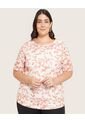 Blusa  Para Mujer Manga Corta Color Coral Marca Patprimo #14121157 de Patprimo