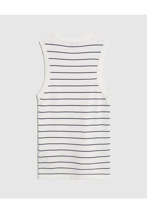 Camiseta  Para Mujer Manga Sisa Cuello Redondo Color Blanco Marca Patprimo #30093863