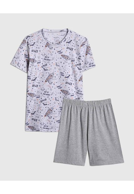 Pijama Para Niño M/C P/C Color Blanco Marca Patprimo #63040047