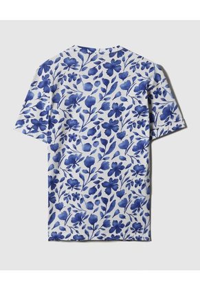 Camiseta Para Mujer Manga Corta Cuello Redondo Color Azul  Marca Patprimo #30093671