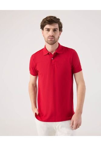 Polo  Para Hombre Cuello Tejido Sin Bolsillo Color Rojo Marca Patprimo #44112784 Patprimo