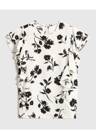 Blusa Para Mujer Manga Corta Color Blanco Marca Patprimo #30123587 Patprimo