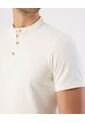 Polo  Para Hombre Cuello Mao Sin Bolsillo Color Crema Marca Patprimo #44117286 de Patprimo