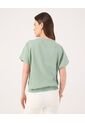 Blusa Para Mujer Manga Corta Color Verde Marca Patprimo #30123595 de Patprimo