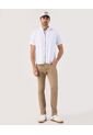 Camisa  Para Hombre Manga Corta Con Bolsillo Cuello B Color Blanco Marca Patprimo #44017335 de Patprimo