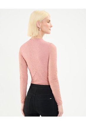 Body Para Mujer Manga Larga Color Rosa Marca Patprimo #30200008