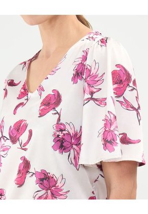 Blusa Para Mujer Manga Corta Color Blanco Marca Patprimo #30123459