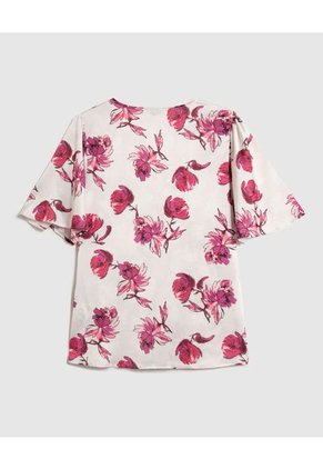 Blusa Para Mujer Manga Corta Color Blanco Marca Patprimo #30123459