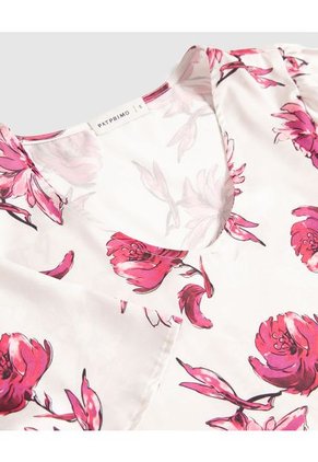 Blusa Para Mujer Manga Corta Color Blanco Marca Patprimo #30123459