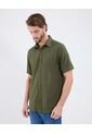 Camisa Para Hombre Manga Corta Con Bolsillo Cuello Casual C Color Verde Marca Patprimo #44013162 de Patprimo