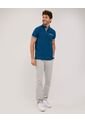 Polo Unicolor Cuello Mao Manga Corta Slim Fit  Para Hombre Verde Patprimo de Patprimo