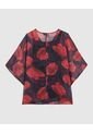 Blusa  Para Mujer Manga 3/4 Color Negro Marca Patprimo #14121423 de Patprimo