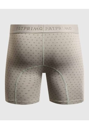 Boxer X1 Para Hombre Fleat Seamer Largo Color Gris Marca Patprimo #44000518