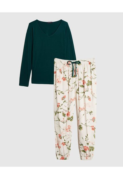 Pijama Para Mujer M/L P/L Color Verde  Marca Patprimo #30040295