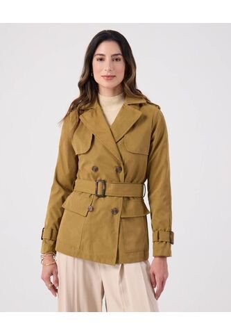 Chaqueta Para Mujer Trench Color Verde Marca Patprimo #30080567 Patprimo