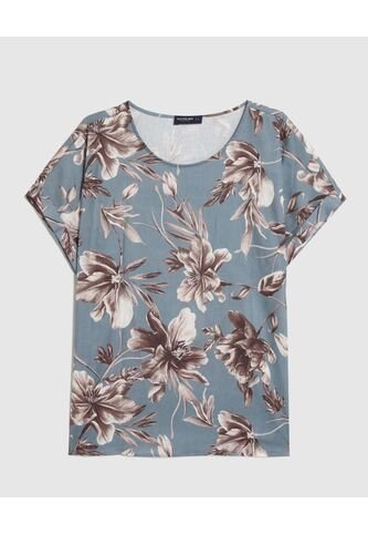 Blusa Para Mujer Manga Corta Color Azul Marca Patprimo #30123575 Patprimo